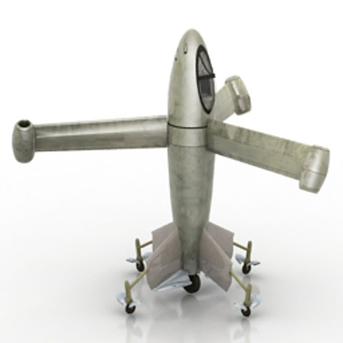 Free Airplane FW3FL N171 3D model for 3ds Max Library Download